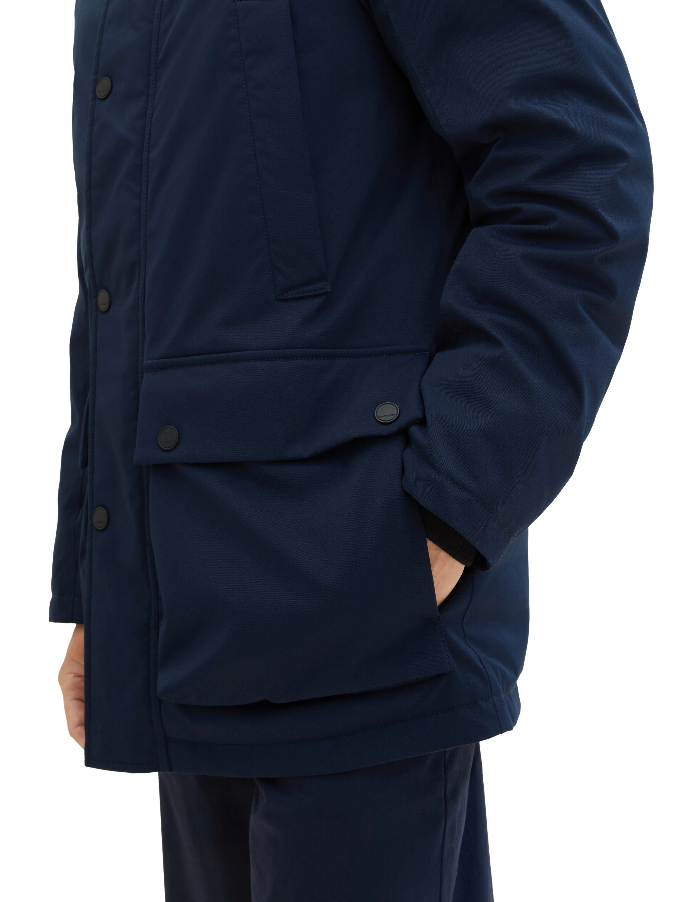 TOM Design blue TAILOR sky Parka im klassischen captain