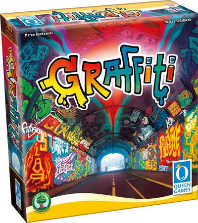 Queen Games Spiel, Strategiespiel Graffiti, Made in Germany