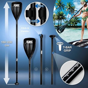 RE:SPORT SUP-Board, (Set), Stand Up Paddle Board Set aufblasbar 305/320/366/380cm