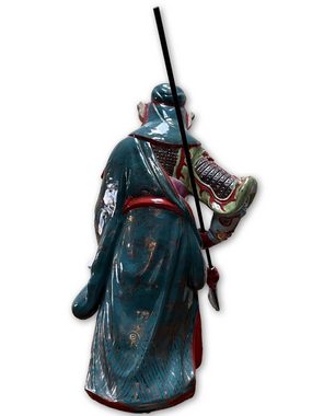 Asien LifeStyle Buddhafigur Guan Yu China Krieger Porzellan Figur chinesischer Soldat Skulptur