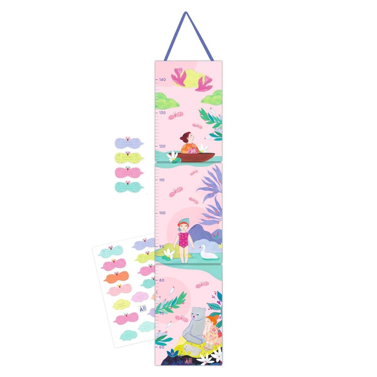 Messlatte Wandmesslatte mit einer Skala con 60 cm bis 1,40 m