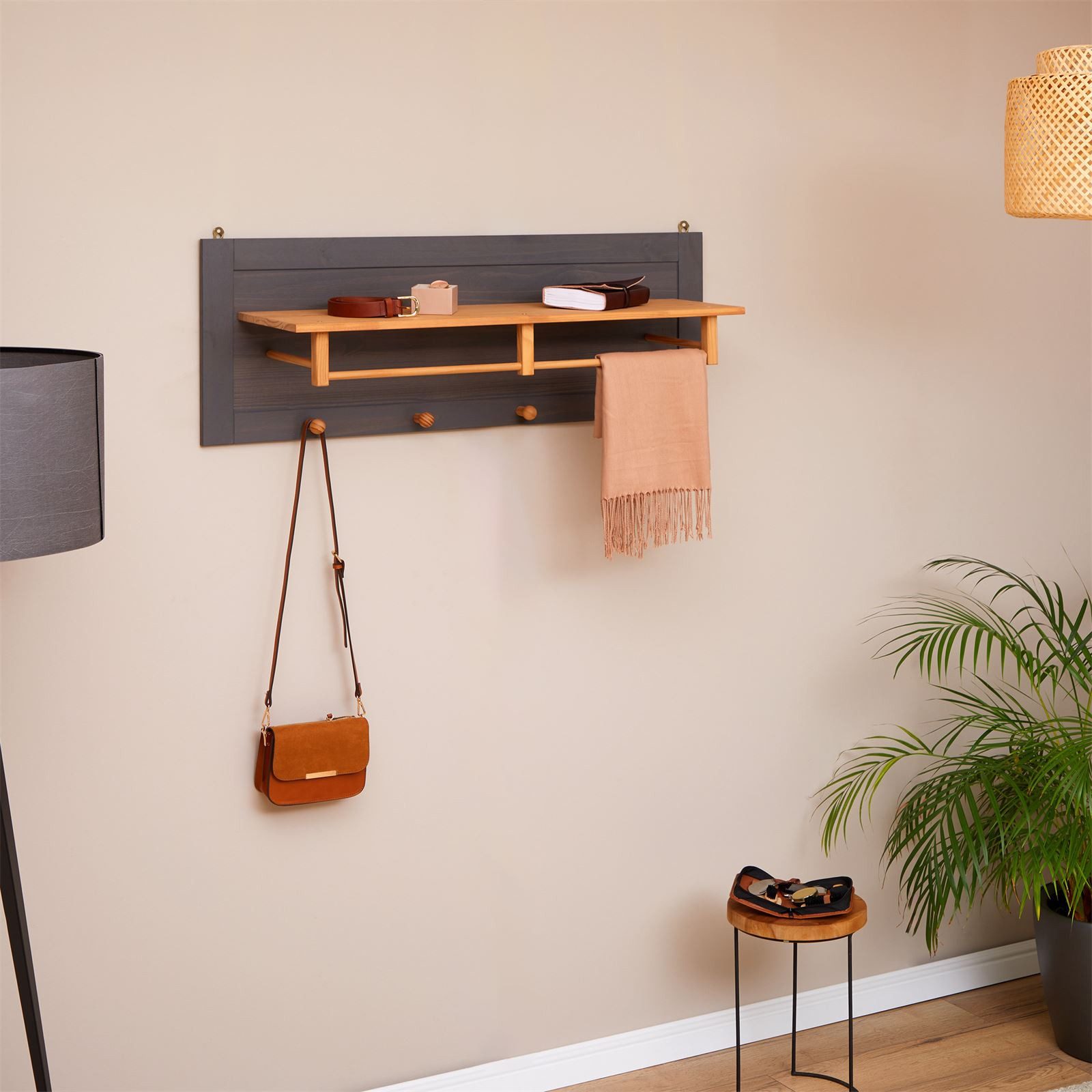 IDIMEX Garderobenhalter BOLTON, Garderobe aus Kiefer mit 4 Kleiderhaken Hän günstig online kaufen