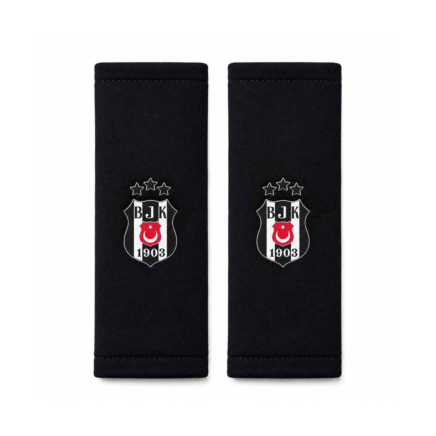 Jungengel Gurtpolster Gurtschoner Sicherheitsgurt 2er Set Auto Fanartikel Fußballdesign, (Set, 2 St., Geeignet für Fahrer-, Beifahrer- sowie Rücksitze. Universelle Passform), Wählbare Ausführungen: Galatasaray, Fenerbahce, Besiktas