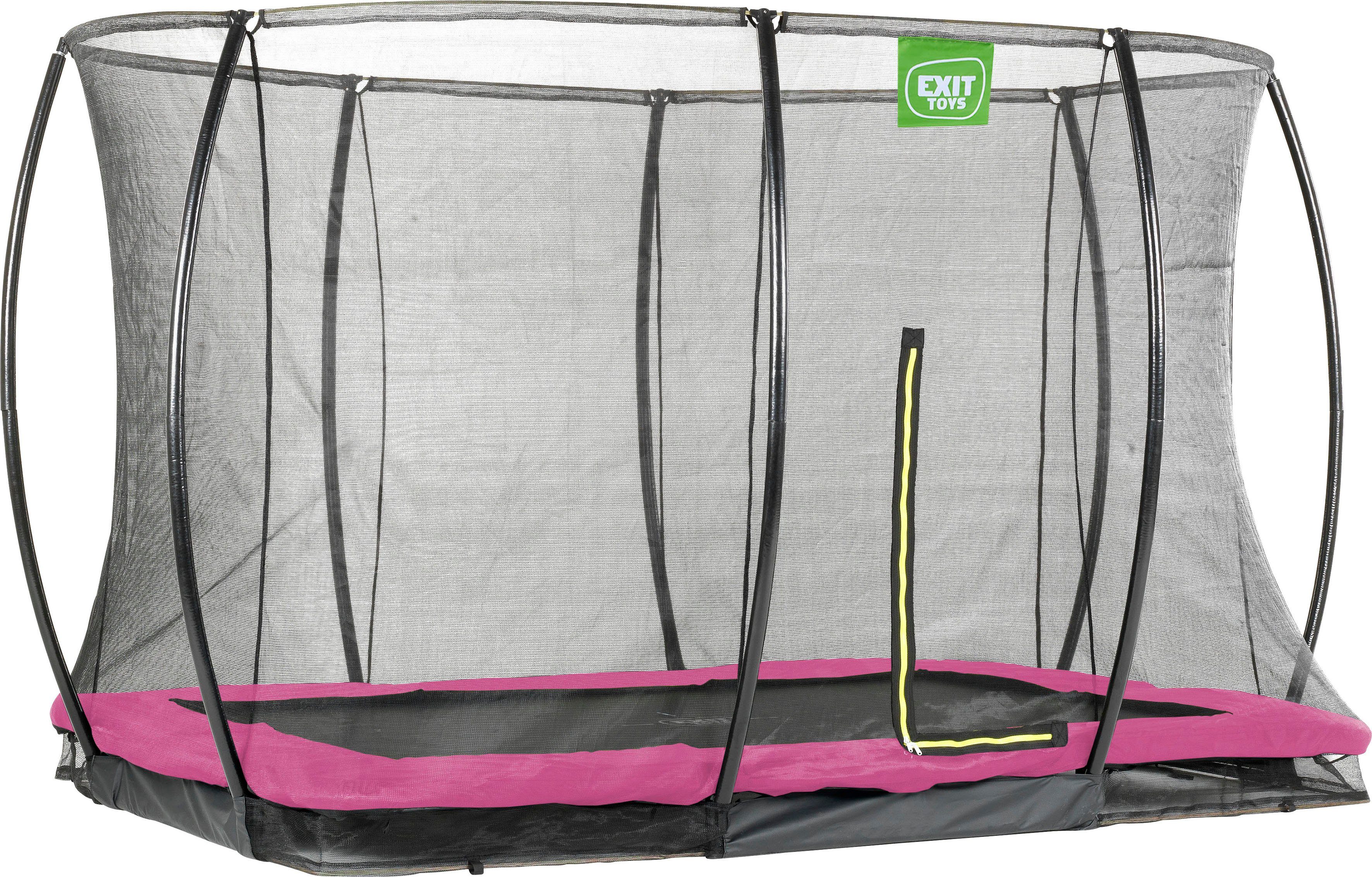 EXIT Bodentrampolin Silhouette Ground, mit Sicherheitsnetz