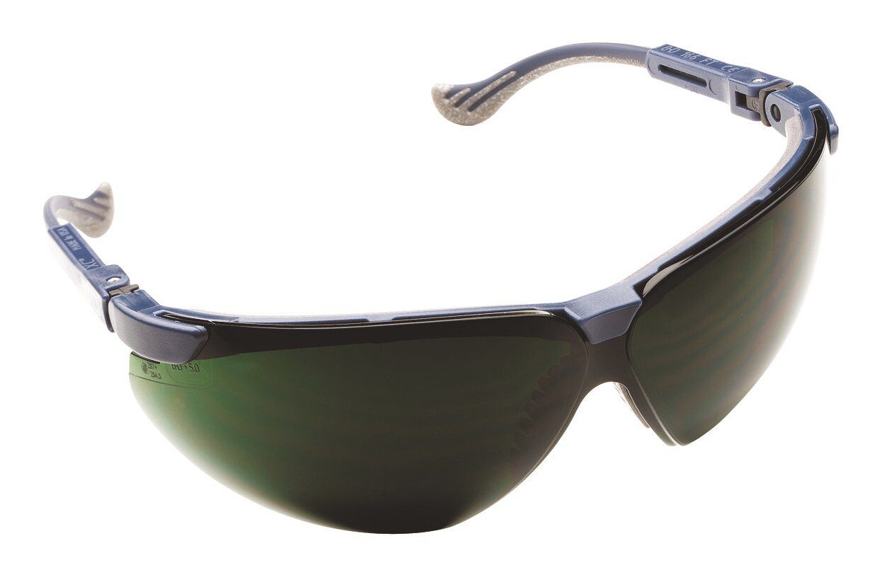 Honeywell Kopfschutz, Safety Brille XC, Welding, 5 Schutzstufe grün, Pulsafe