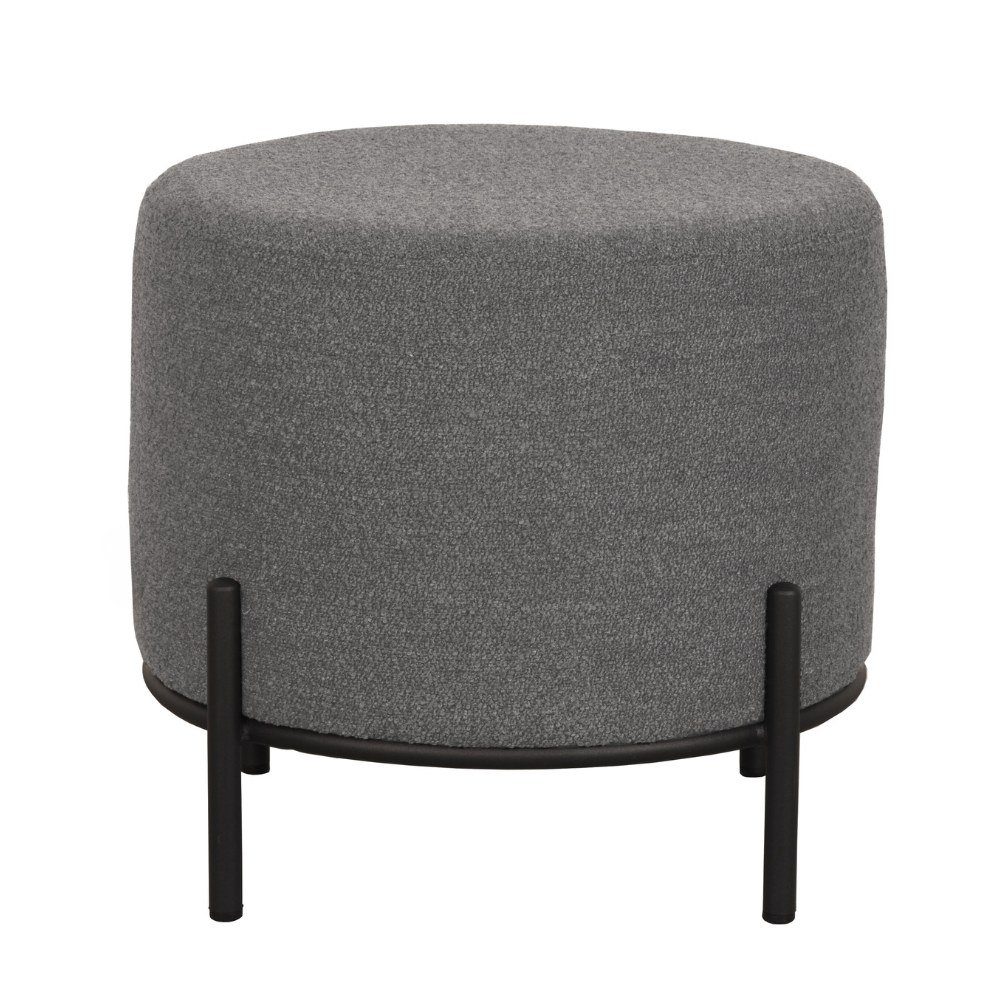 RINGO-Living Möbel Grau in aus Hocker Healani Stoff 410x460mm, Stuhl