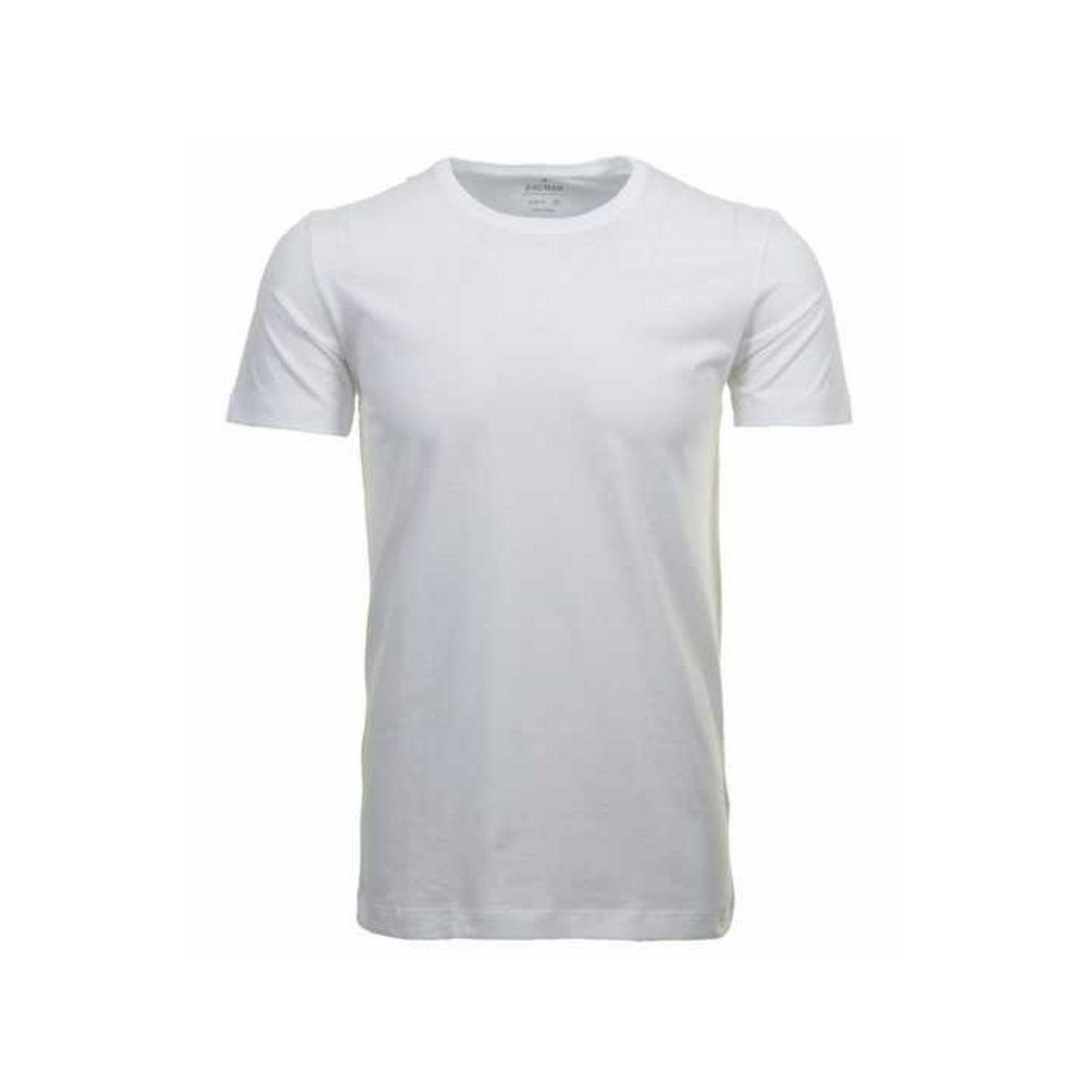 RAGMAN Rundhalsshirt weiß Modern fit (1-tlg)