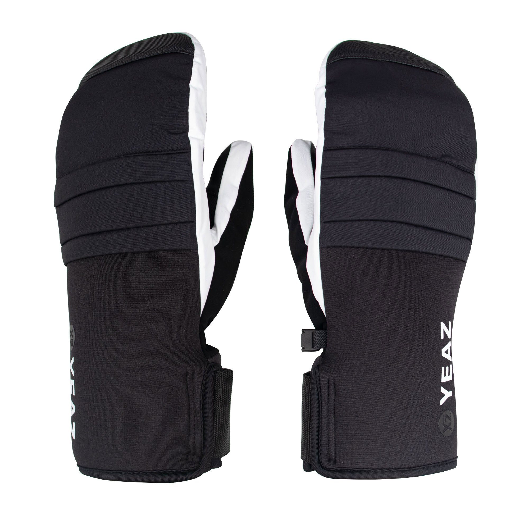 YEAZ Skihandschuhe POW Wrist-Band fausthandschuhe Touch-Funktion &