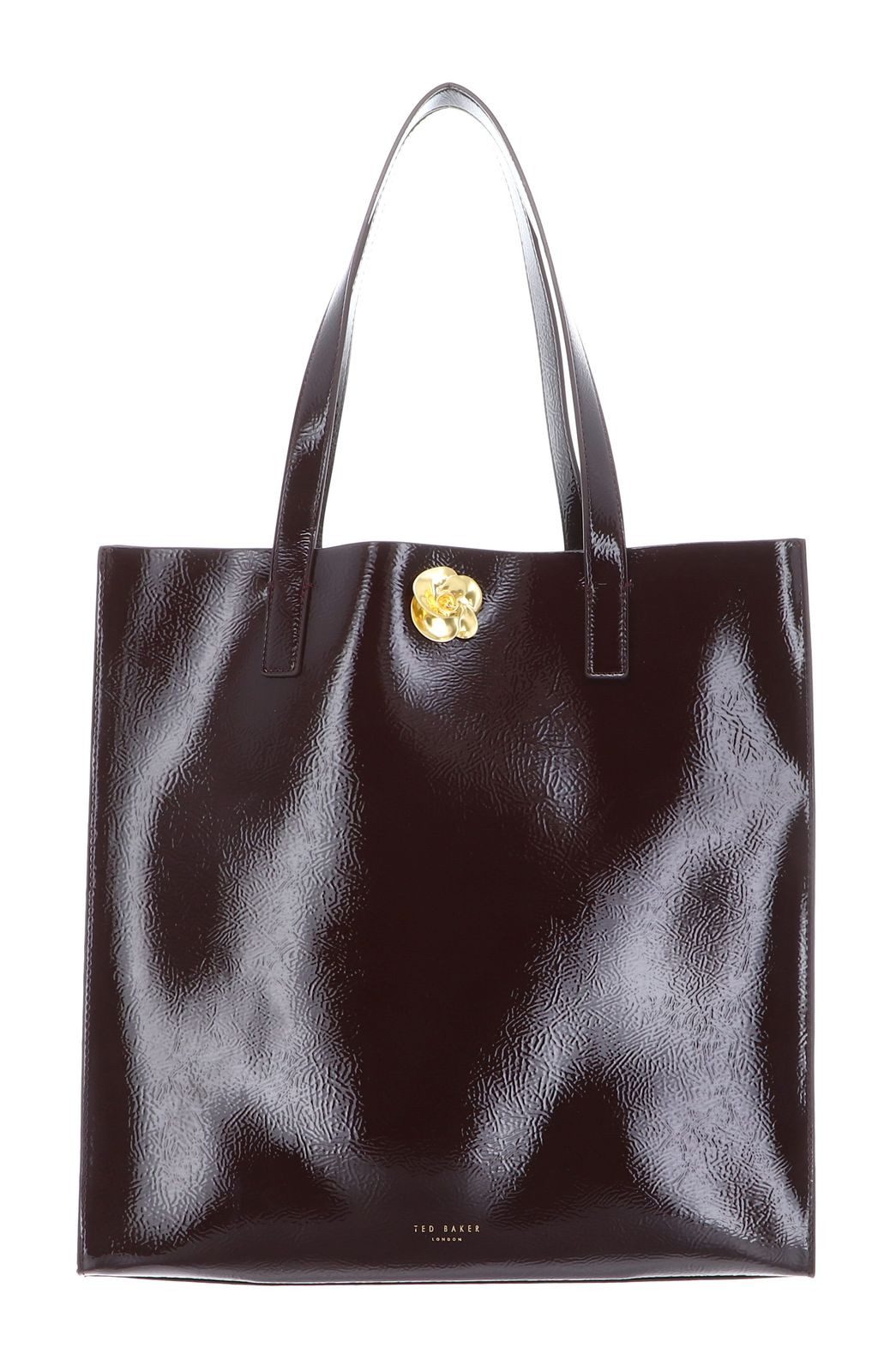 Ted Baker Shopper Rosenni Rose Detail Crinkle Tote Bag