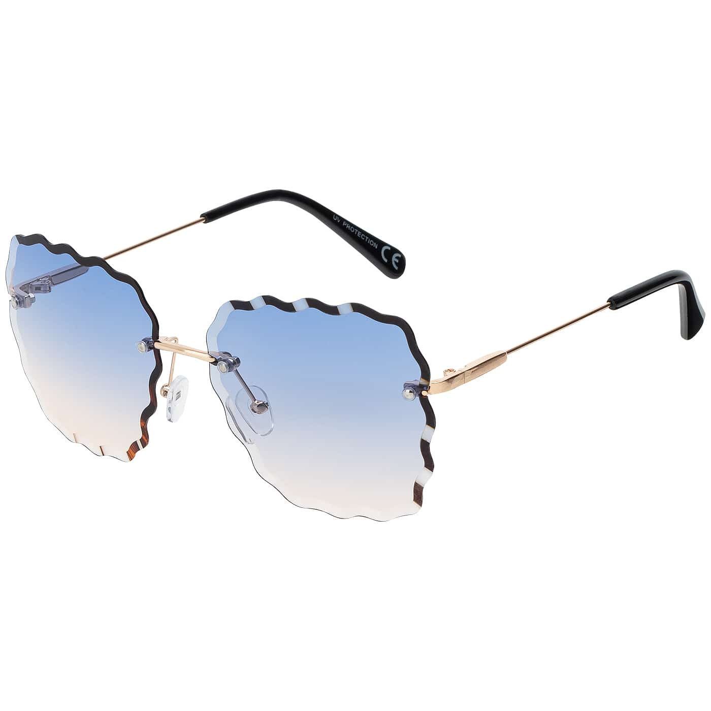 BEZLIT Eyewear Retrosonnenbrille Eckige Form Damen Sonnenbrille (1-St) mit bunten Linsen