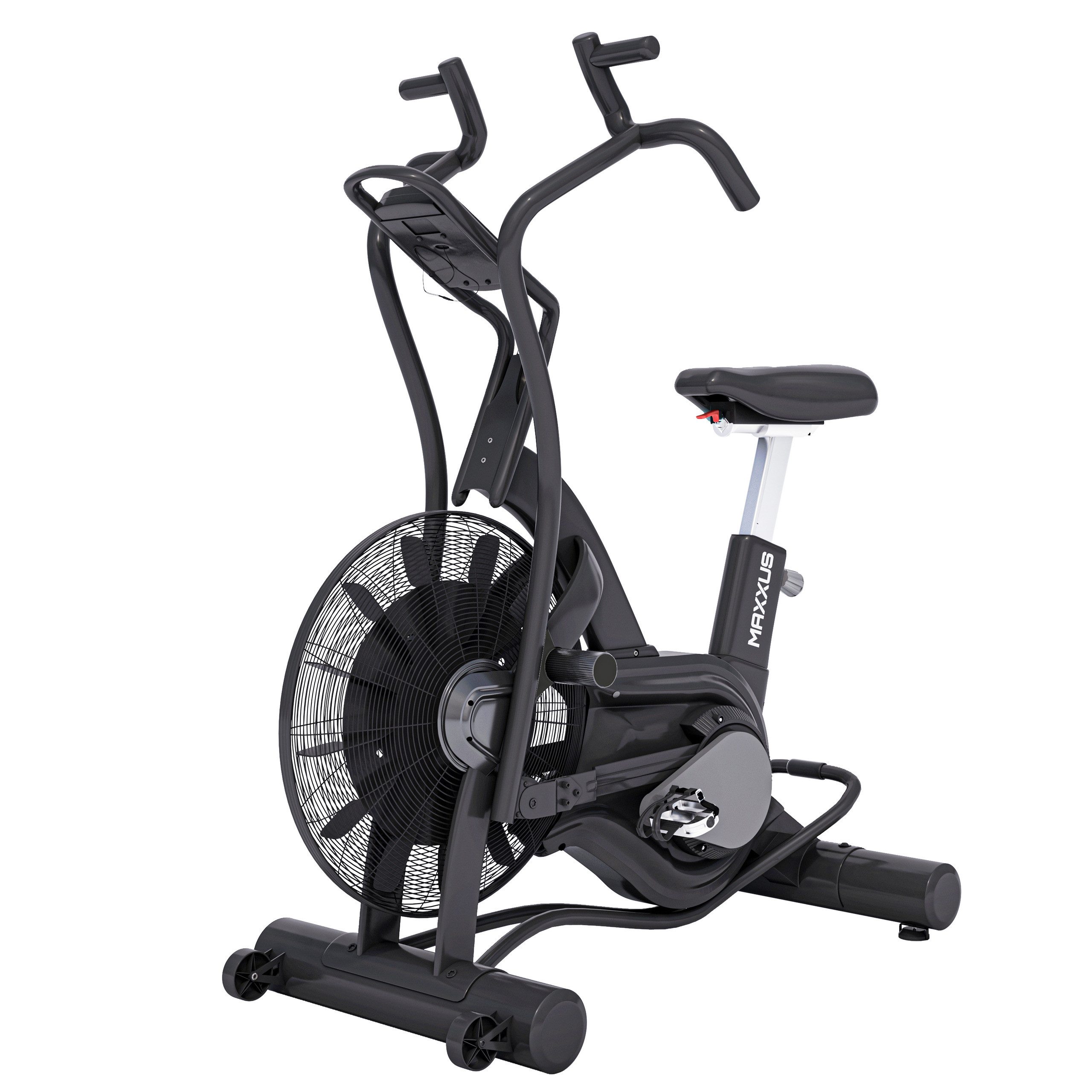 MAXXUS Heimtrainer Air Bike 90 PRO - LCD-Bildschirm, Ergonomisch,Bequem (1-tlg)