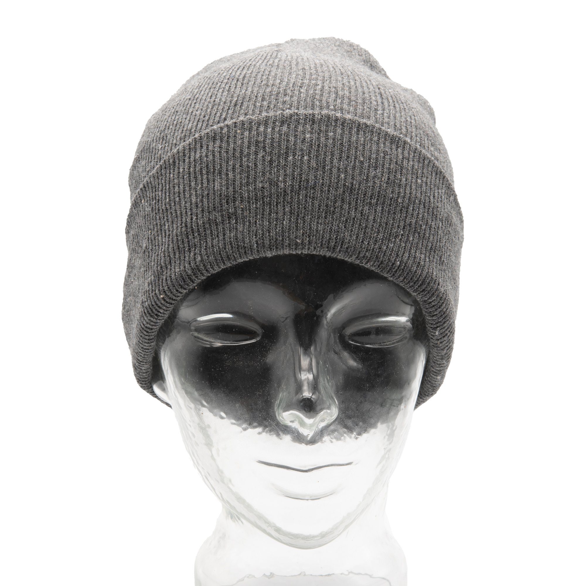 Freizeitmütze Herren, Grau Beanie Mütze BENSON Sportmütze Damen, Unisex, Warm Wintermütze Beanie