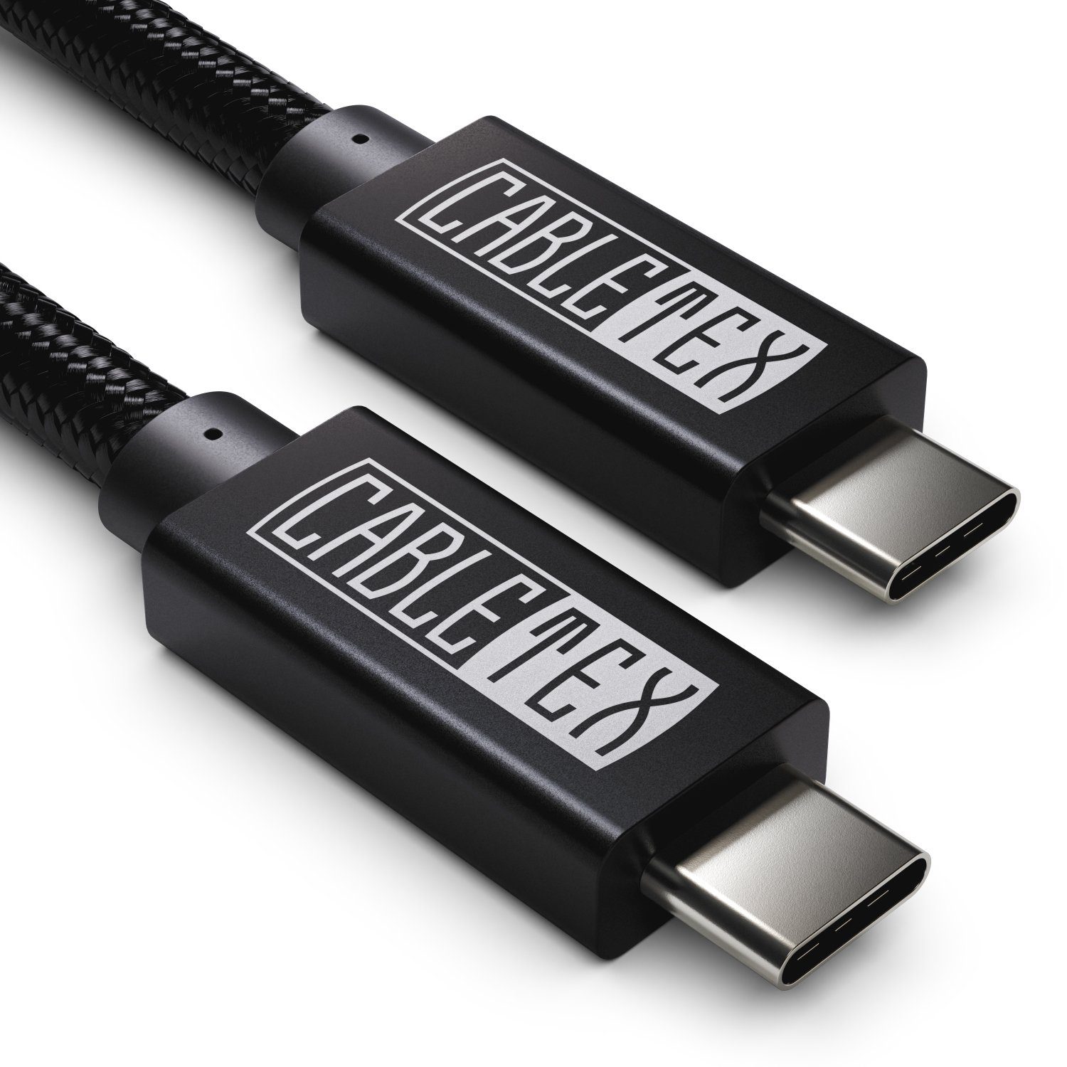 CABLETEX USB 3.2 Typ C 4K Monitorkabel 100 Watt 10 Gbit/s Computer-Kabel, USB-C, USB-C (100 cm), Displaykabel-4k