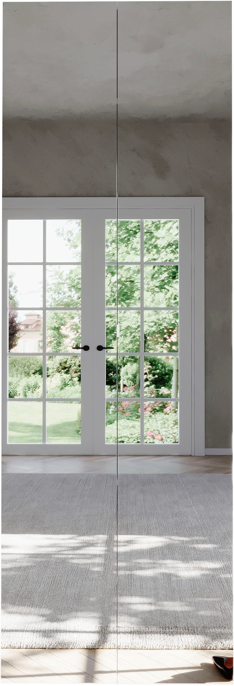 INOSIGN Schuhschrank SMILE Höhe 184 cm, Weiß Hochglanz lackiert mit 2 Spieg günstig online kaufen