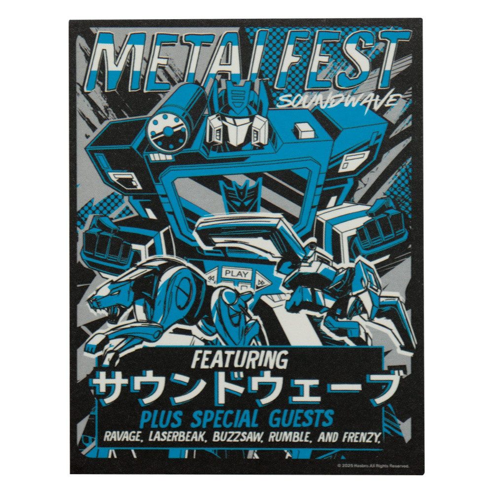 Fanattik Merchandise-Figur Transformers Replik Soundwave Cassette Limited Edition