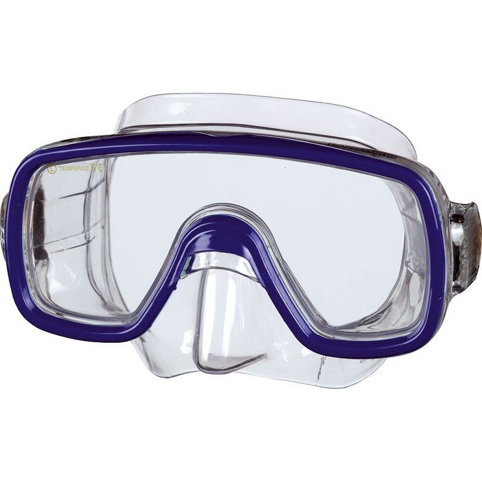 Beco Tauchermaske Jugendliche und Erwachsene Hochwertige transparente Apiflex-Maske mit Druckausgleich