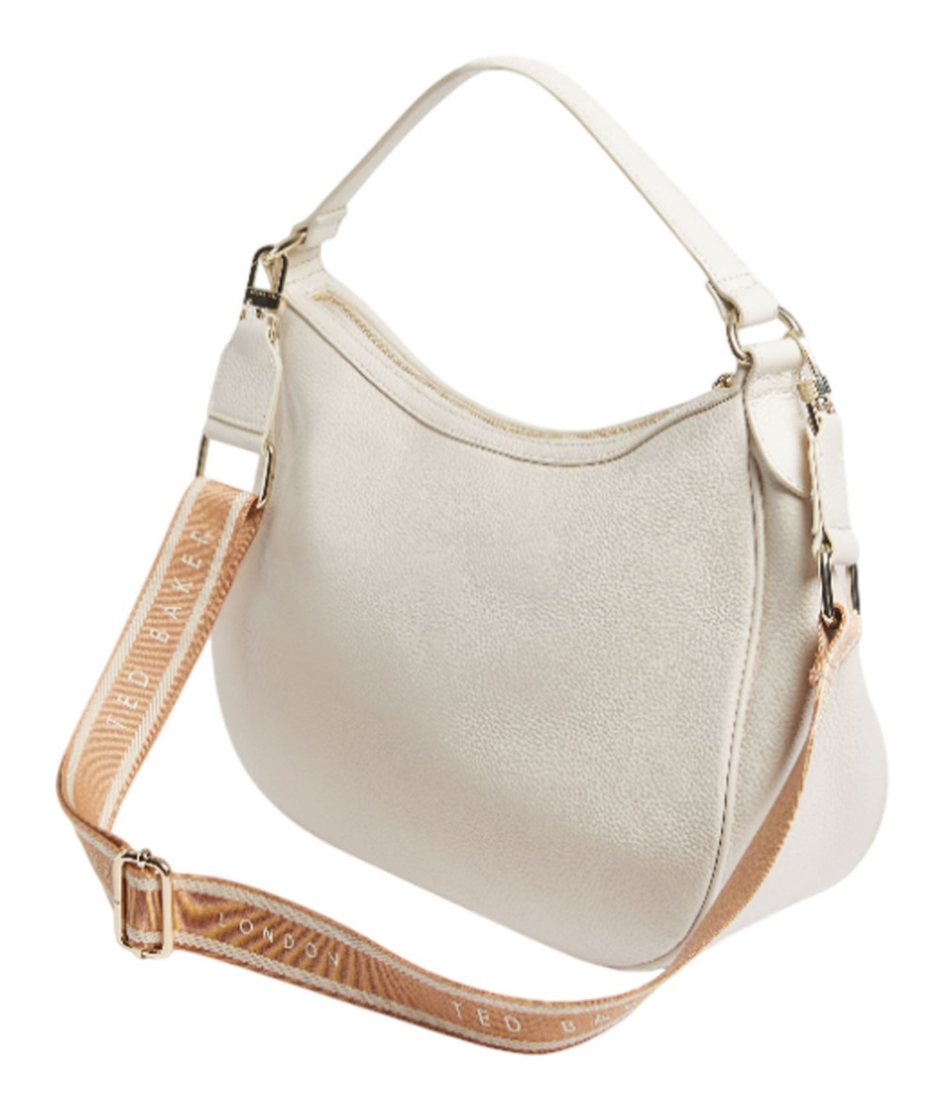Ted Baker Schultertasche Esiah Webbing Slouchy Leather Hobo Bag, aus echtem Rindsleder