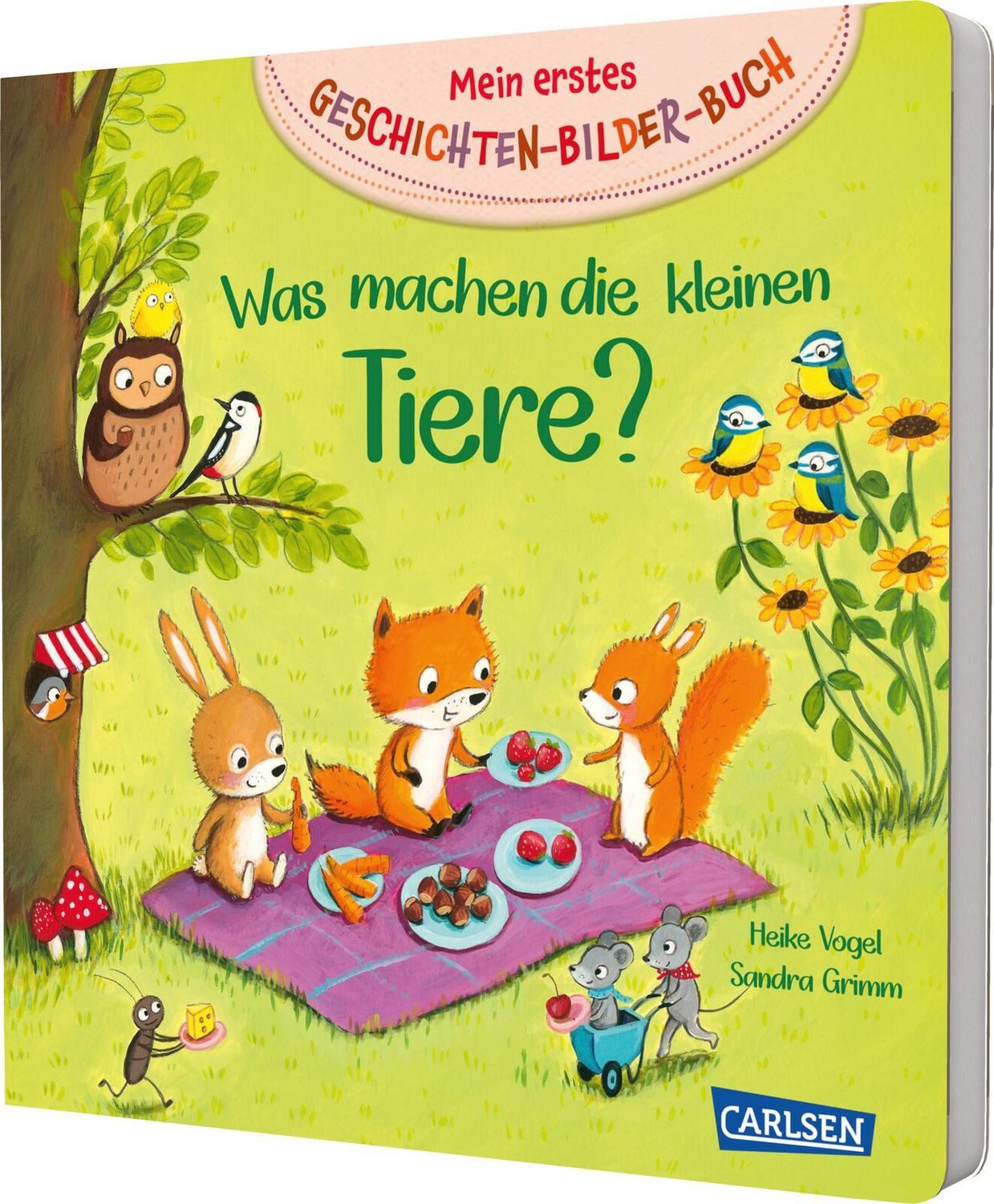 Mein erstes Geschichten-Bilder-Buch: Was machen die kleinen Tiere? / Sandra Grimm