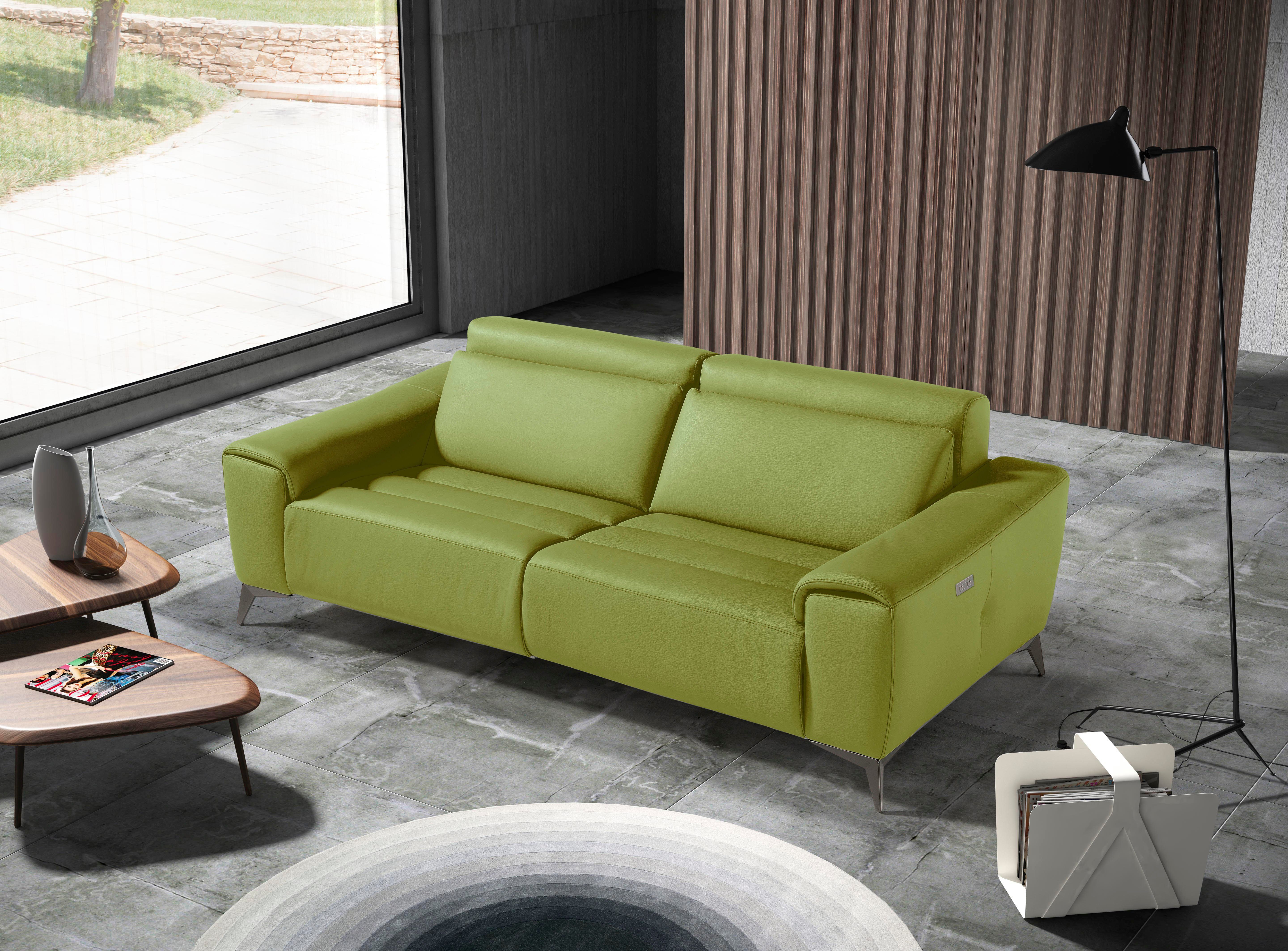 Egoitaliano 2,5-Sitzer Suzette, Designsofa mit elektrischen Komfortfunktionen, edel & bequem, inkl. 2 elektronischer Relaxfunktionen, Rücken- und Fußteilfunktion
