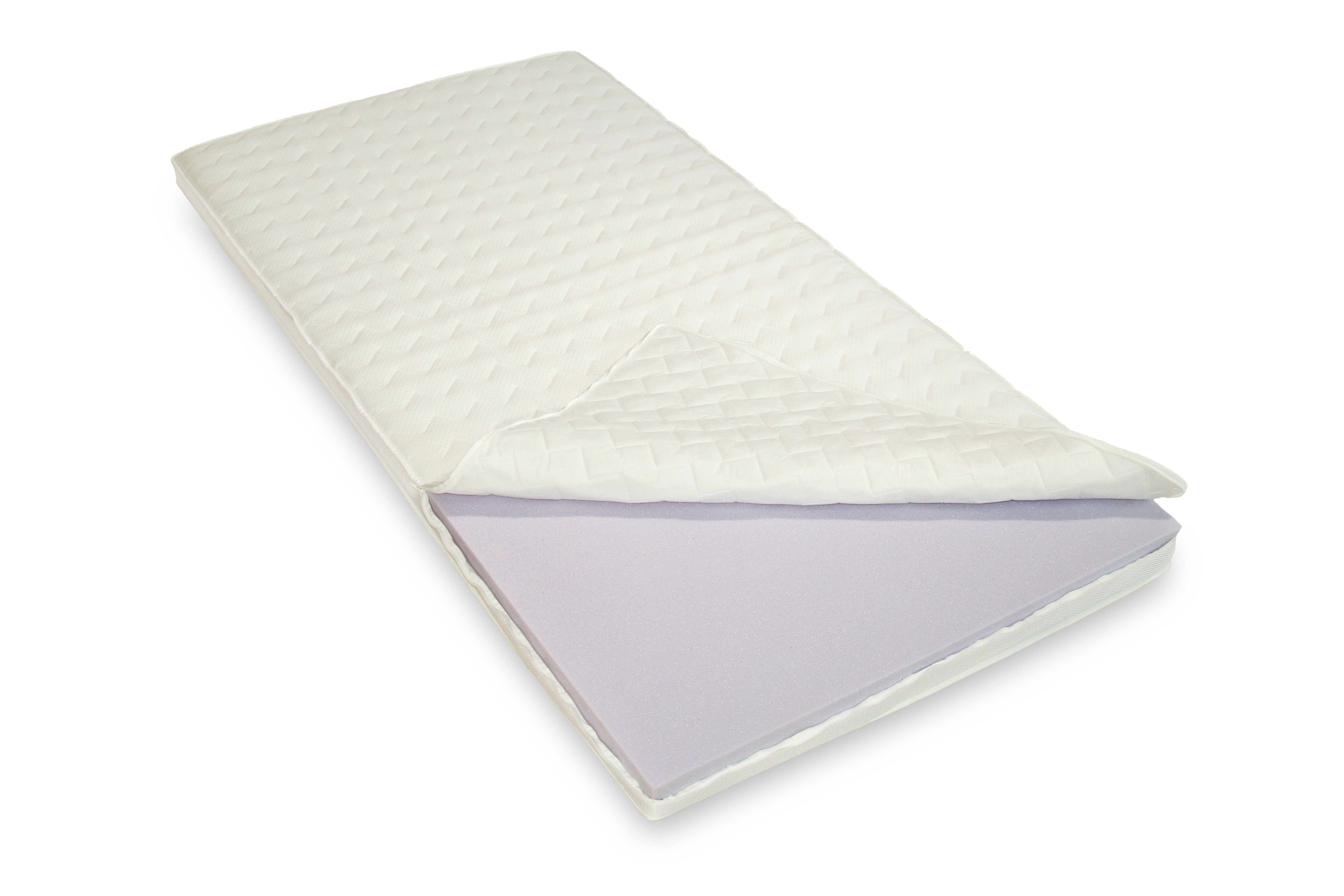 Topper Bodyprime Plus Gel-Schaum Topper Matratzenauflage Memory Foam, Betten Traumland, 8 cm hoch, Gelschaum, die Feinpolsterung für zu feste Matratzen