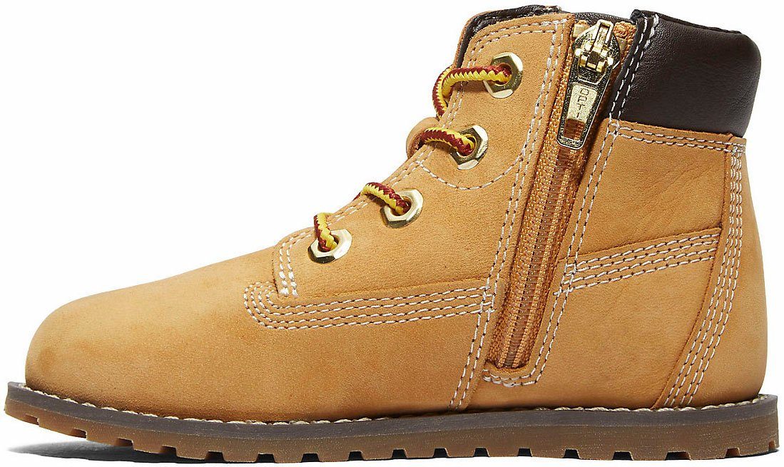 Timberland POKEY PINE MID LACE UP WITH ZIP BOOT Schnürboots Winterstiefel, Schnürstiefel, Winterschuhe