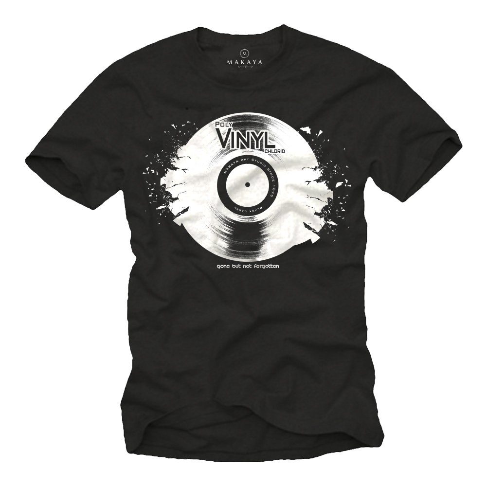 MAKAYA Print-Shirt Coole und Lustige Musik günstig online kaufen