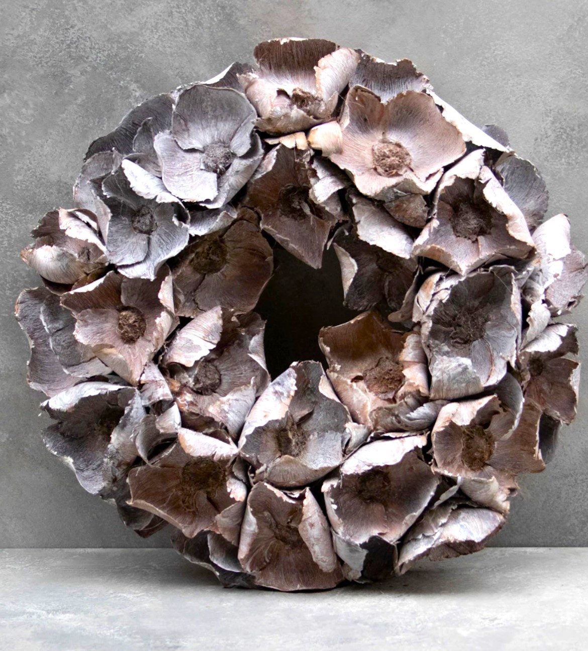 Couronne Dekokranz XL Deko Kranz Palmblatt Natur Landhausstil 45 cm, Extra günstig online kaufen