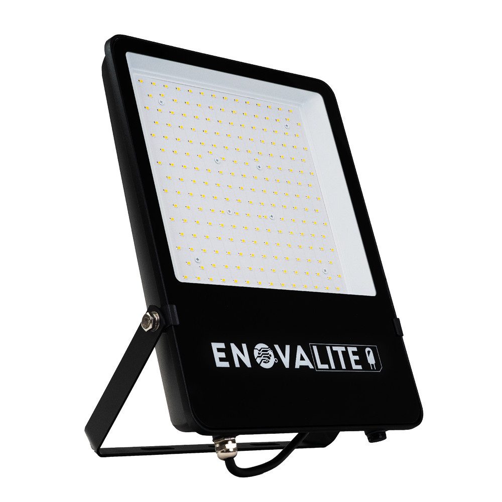ENOVALITE LED Flutlichtstrahler ENOVALITE LED Fluter 300 W 4000 K Neutralweiß Schwarz, LED fest integriert, Neutralweiß
