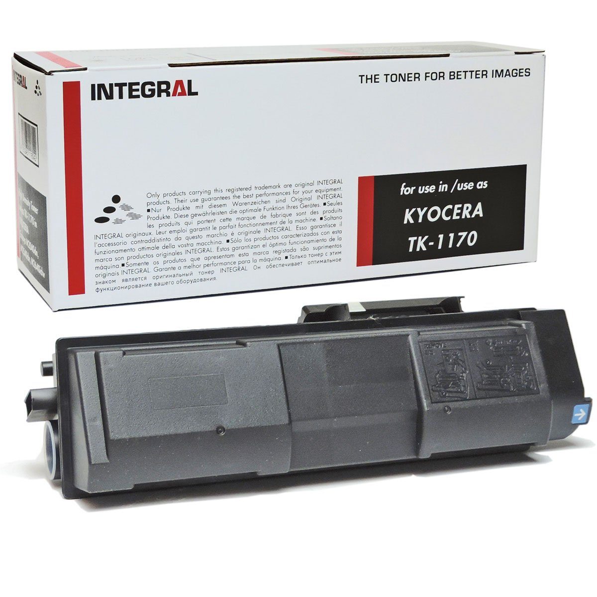 Integral Tonerkartusche Kompatibel Kyocera TK-1170 Schwarz, Lieferumfang: 1x Tonerkassette kompatibel zu Kyocera TK-1170