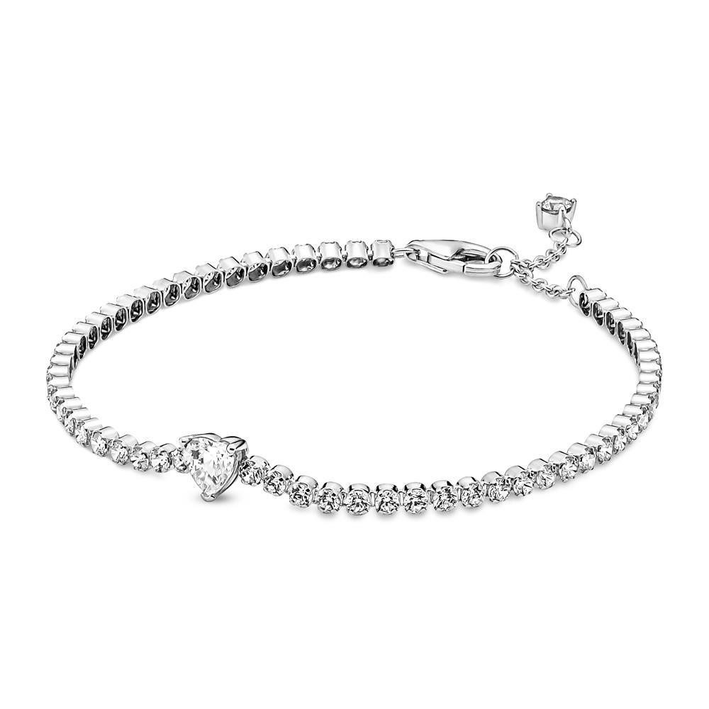 Pandora Armband Tennisarmband Herz aus Sterlingsilber mit Zirkonia von PANDORA
