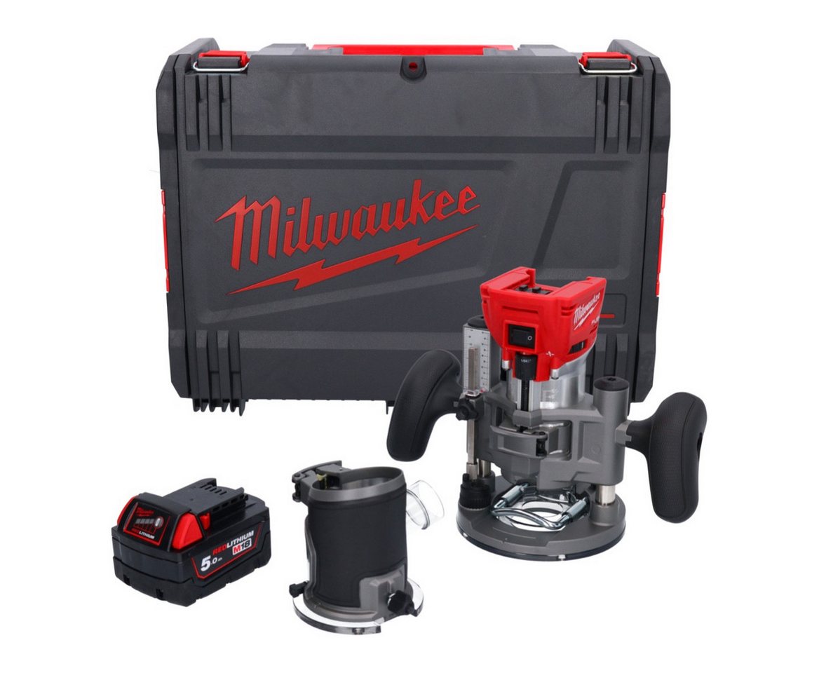 Thumbnail - Milwaukee Oberfräse M18 FTR-501X Akku Fräse 18 V Brushless + 1x Akku 5,0 Ah + Fräsmodule
