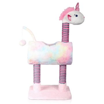 PETS Collection Kratzbaum Kratzbaum Unicorn Rosa 40x30x85 cm