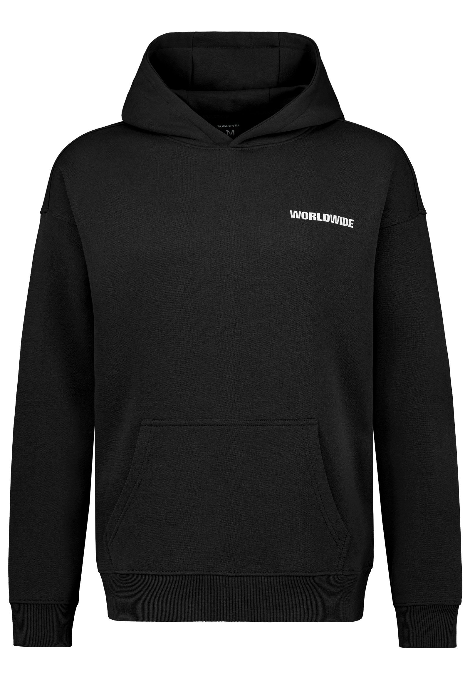Hoodie Herren Kapuzenpullover Worldwide Print