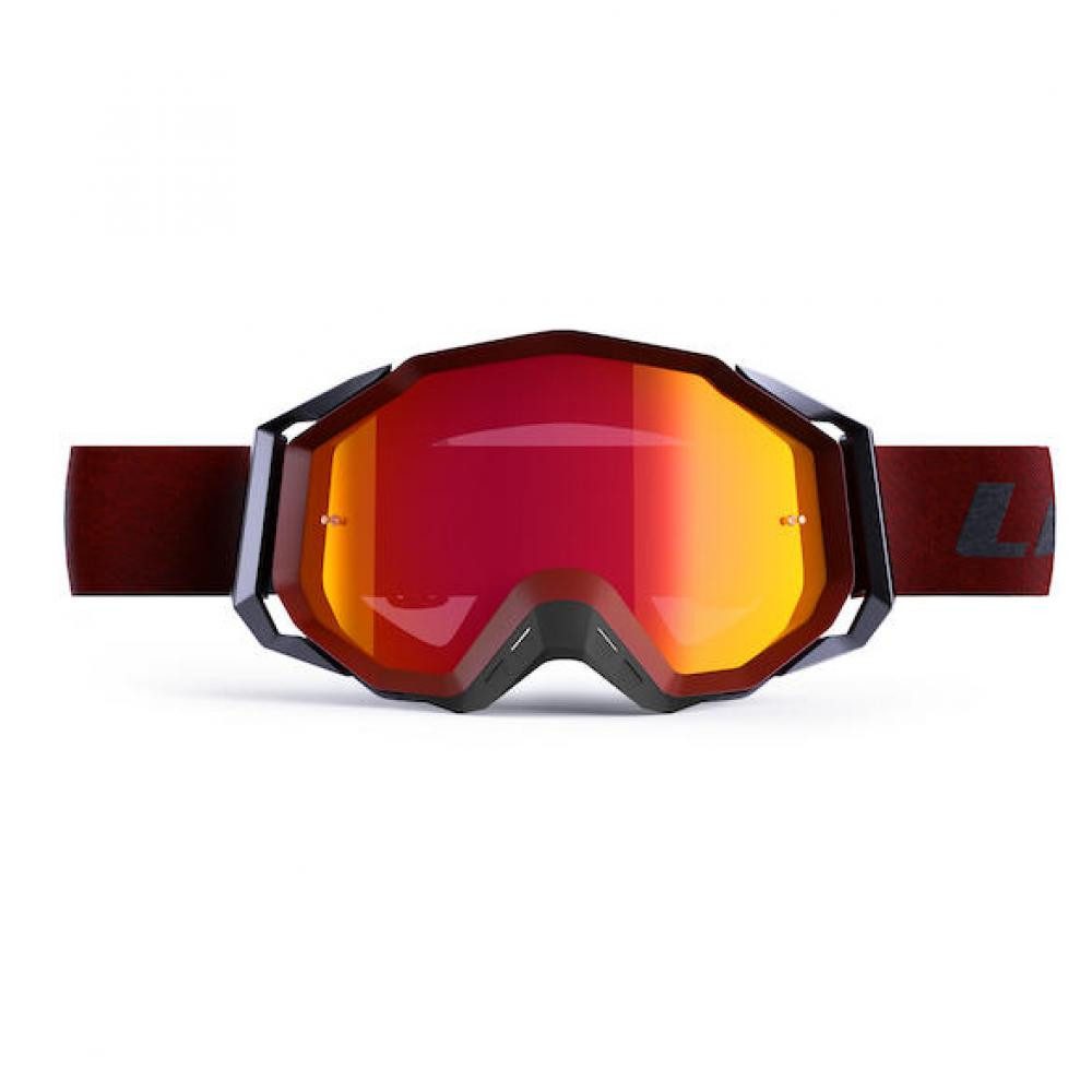 LIMAR Sonnenbrille Limar Roc Dark Red Onesize Rot - Enduro & Downhill Goggle mit weitem S