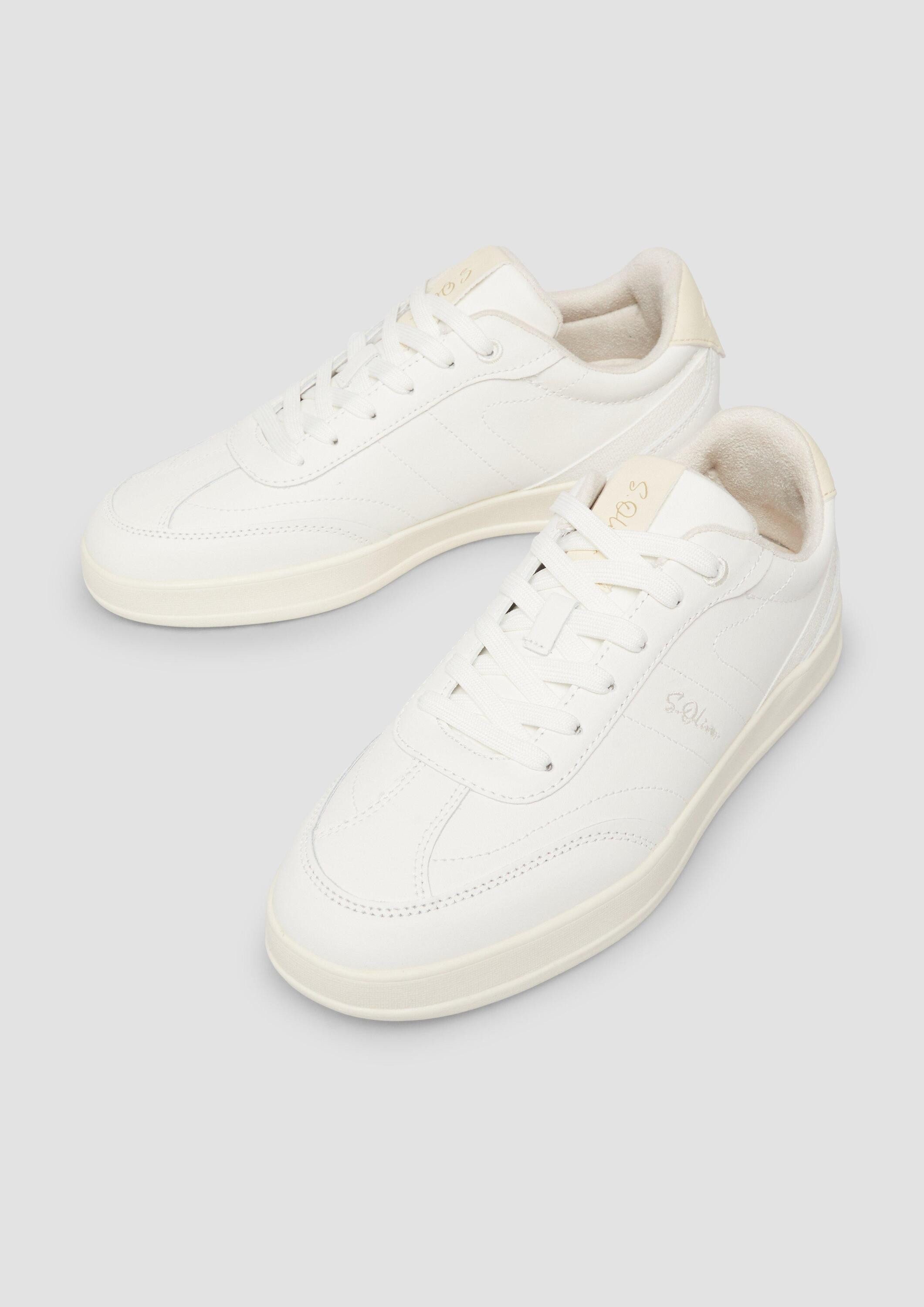 s.Oliver Sneakers Sneaker Leder-Sneaker mit Schnürung