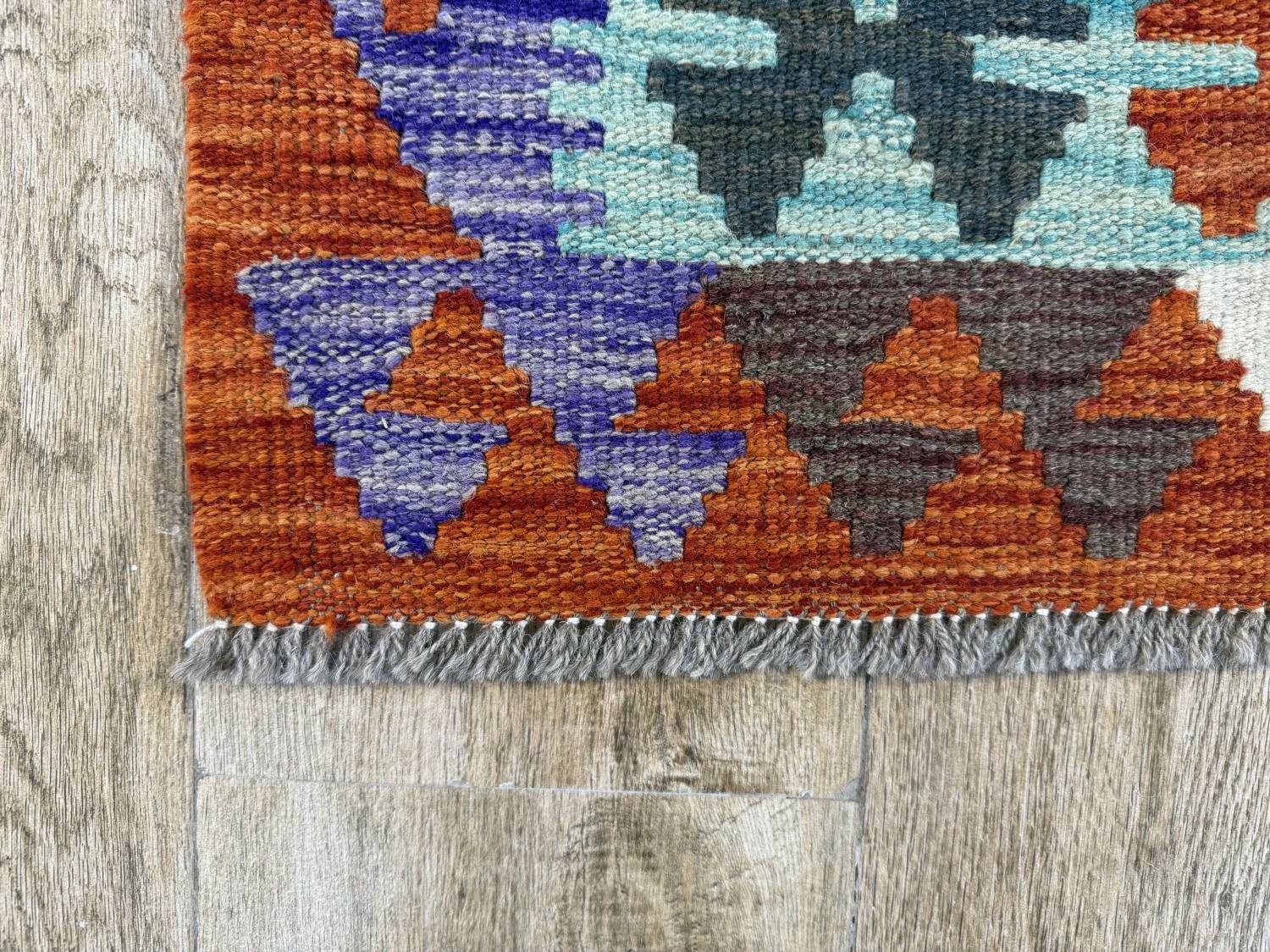 Rug Studios Teppich KELIM ORIGINAL HANDGEARBEITET, Rechteckig, Höhe: 5 mm, Handgefertigt, 82 x 120 cm, Multi