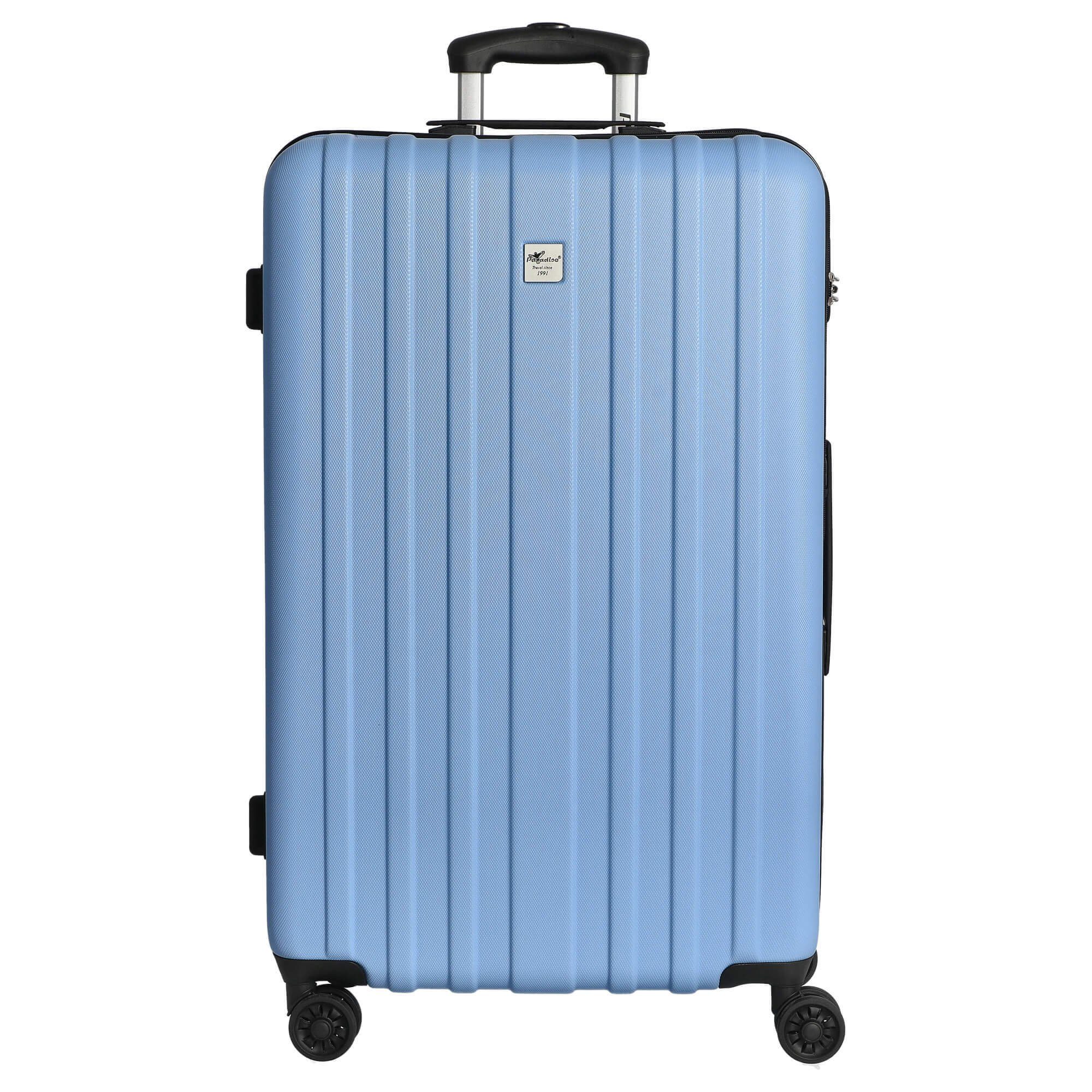 CHECK.IN® Trolley Aurora 4 himmelblau Rollen 4-Rollen-Trolley - 76 cm