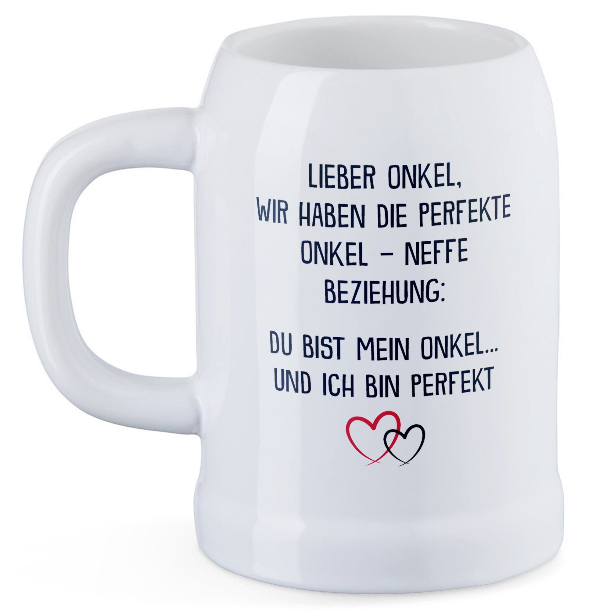 22Feels Bierkrug Schwiegersohn Geschenk Hochzeit Männer Weihnachten Geburtstag, Keramik, IN DEUTSCHLAND BEDRUCKT, Spülmaschinenfest
