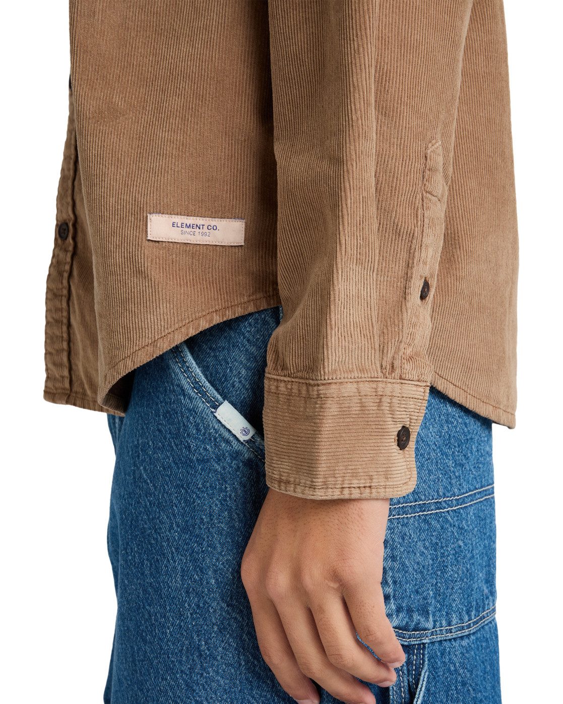 Element Langarmhemd Button Down Regular Corduroy