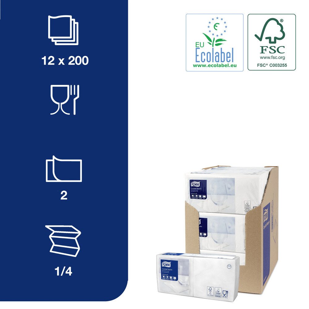 TORK Papierserviette TORK Papierserviette 477534 2400 St.