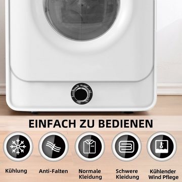 DOTMALL Elektrischer Wäscheständer 3kg, Fünf Trocknungsprogramme,Überhitzungsschutz, wandmontierbar