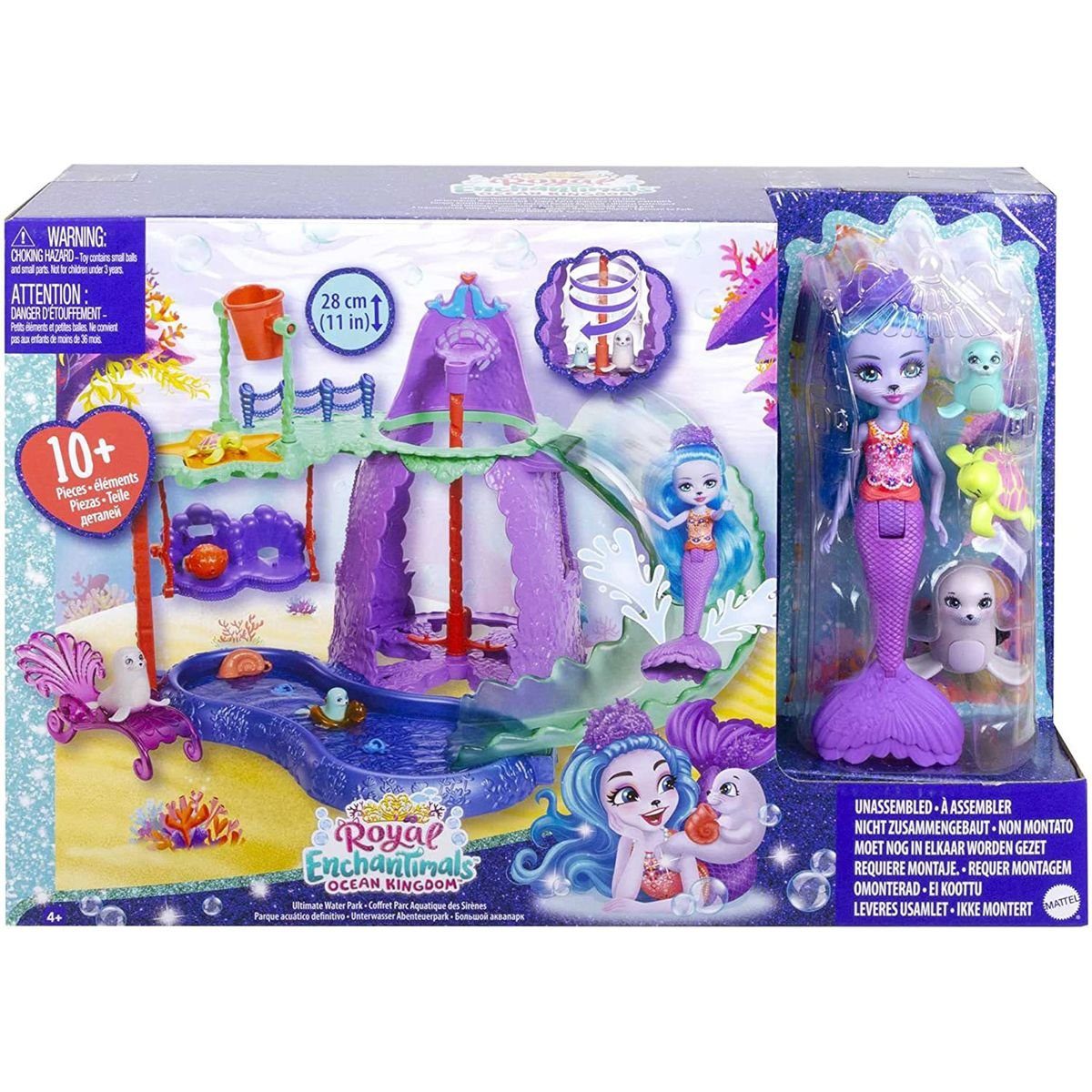 Mattel® Spielwelt Mattel HCG03 - Royal Enchantimals Ocean Kingdom Unterwasser Abenteuerp