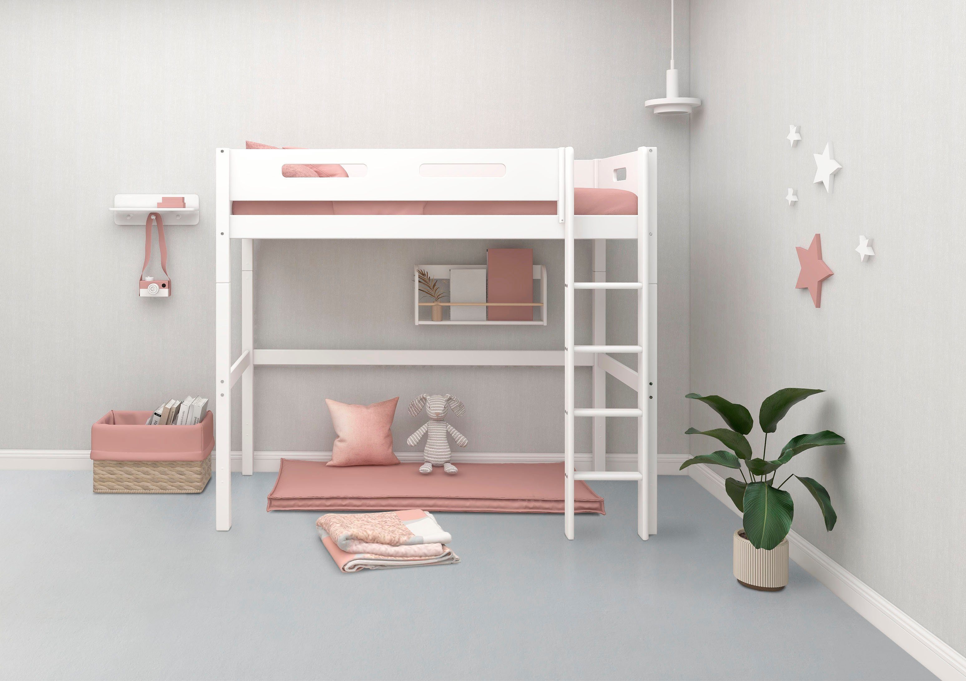Hochbett in produziert Thuka Nordic Einzelbett, by Flexa,Umbaubar incl Thuka Rollrost