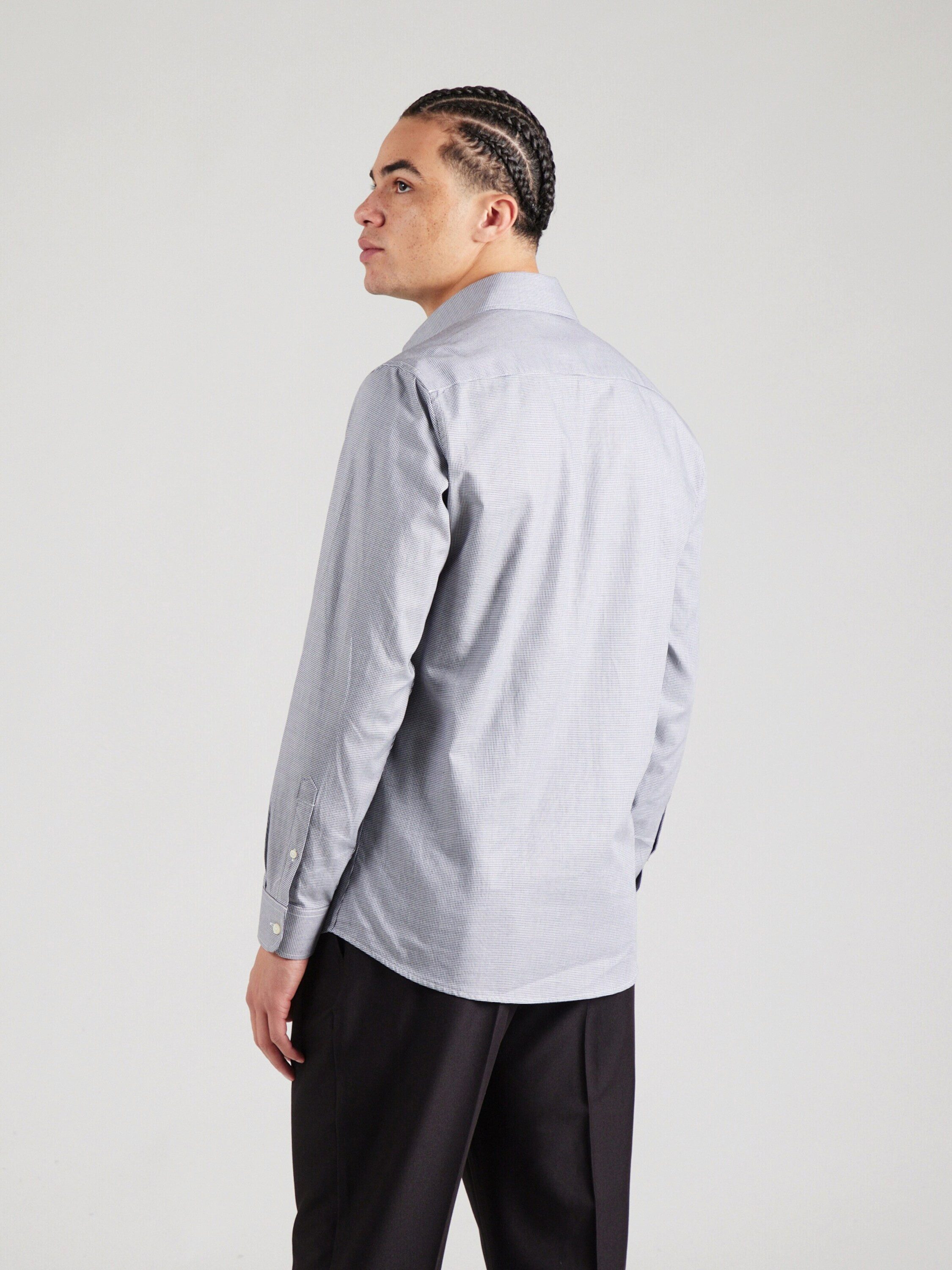 Selected Langarmhemd SLHSLIMETHAN (1-tlg) günstig online kaufen