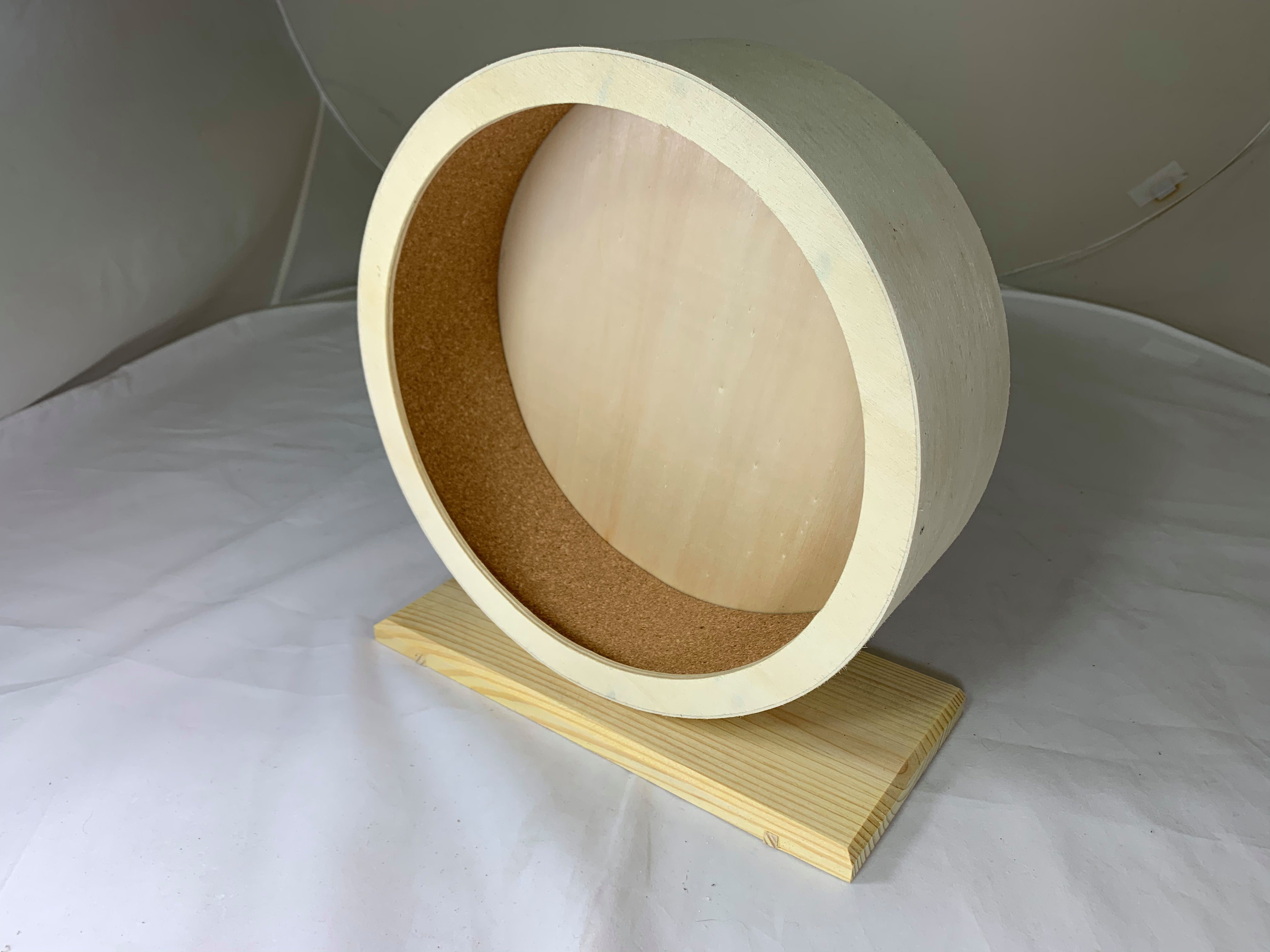 ELMATO Tierlaufrad Elmato 10584 Holzlaufrad für Mäuse Ratten Degus aus Naturholz 29 cm