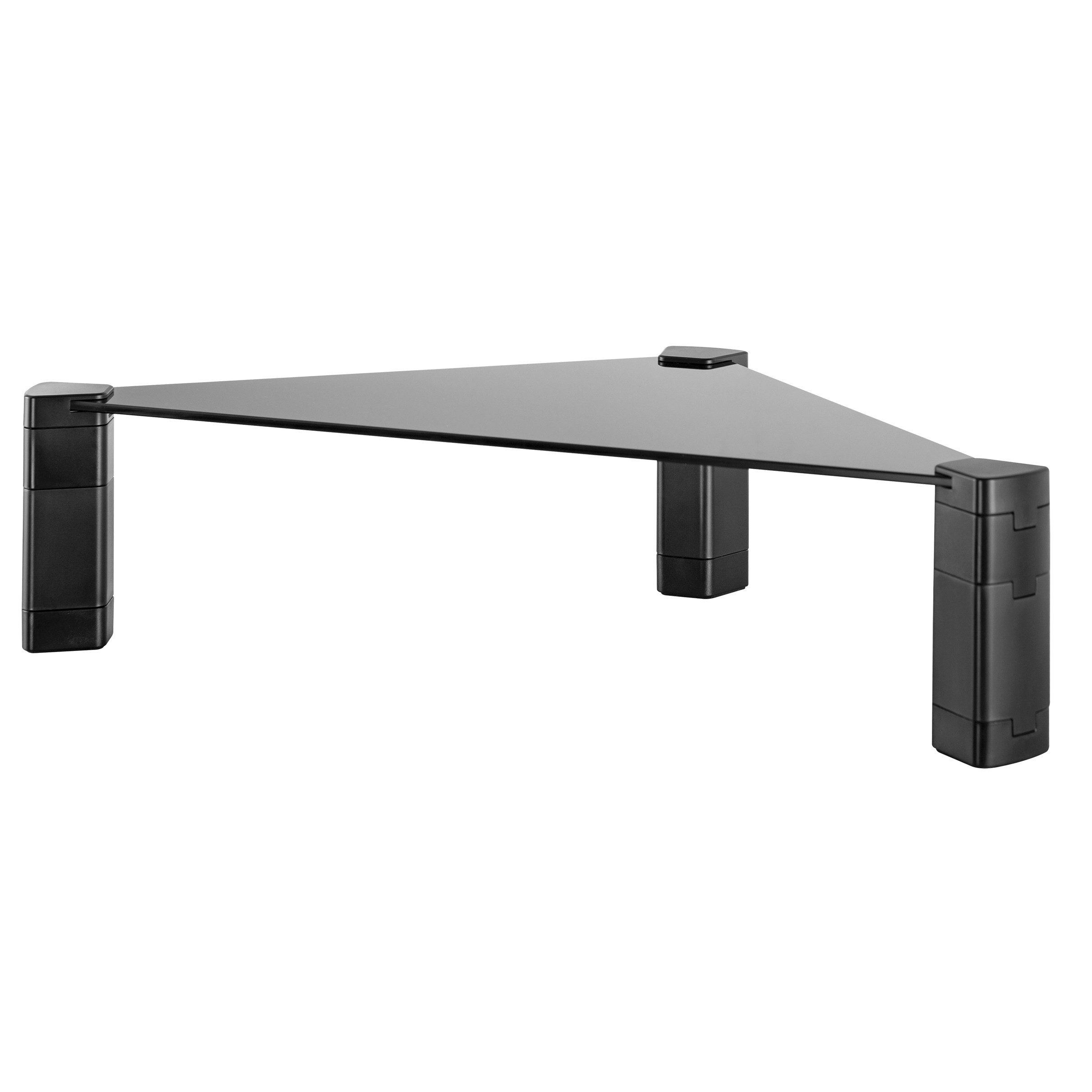 my wall Monitorständer HT 40 L, (1-teilig, Eck-Glasablage für Flachbildschirme (HT 40 L)