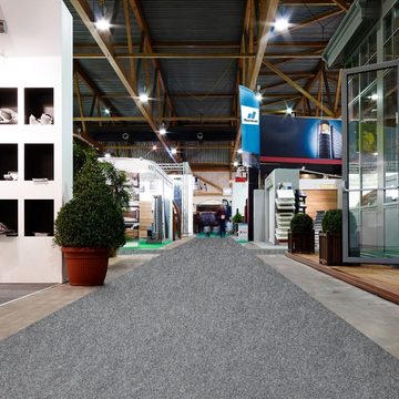 Teppich Event- und Messeteppich Sintra Grau meliert, verschiedene Größen, Floordirekt, Rechteckig, Höhe: 3 mm