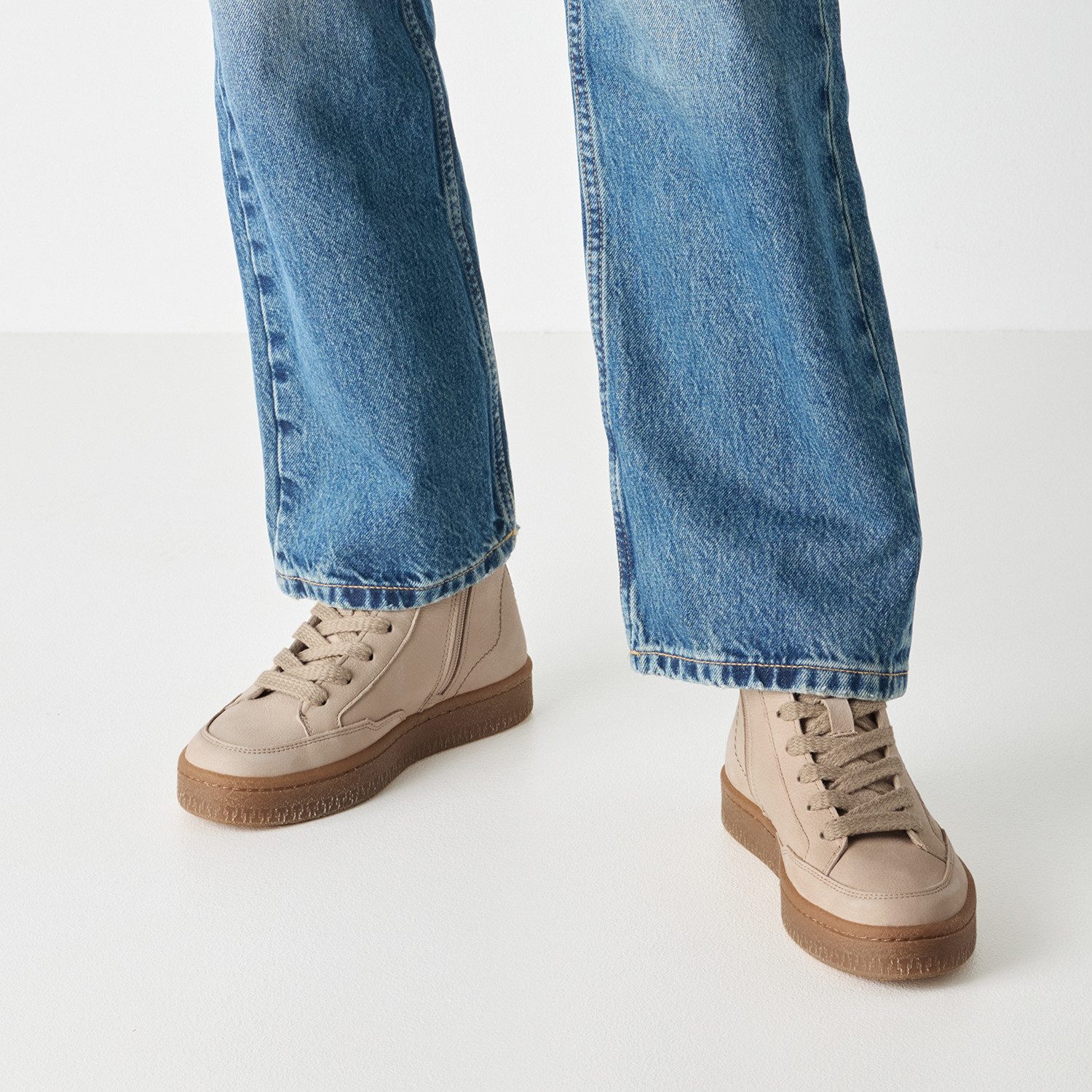 Tamaris Schnürboots Plateauboots, Herbstboots mit seitlichem Label