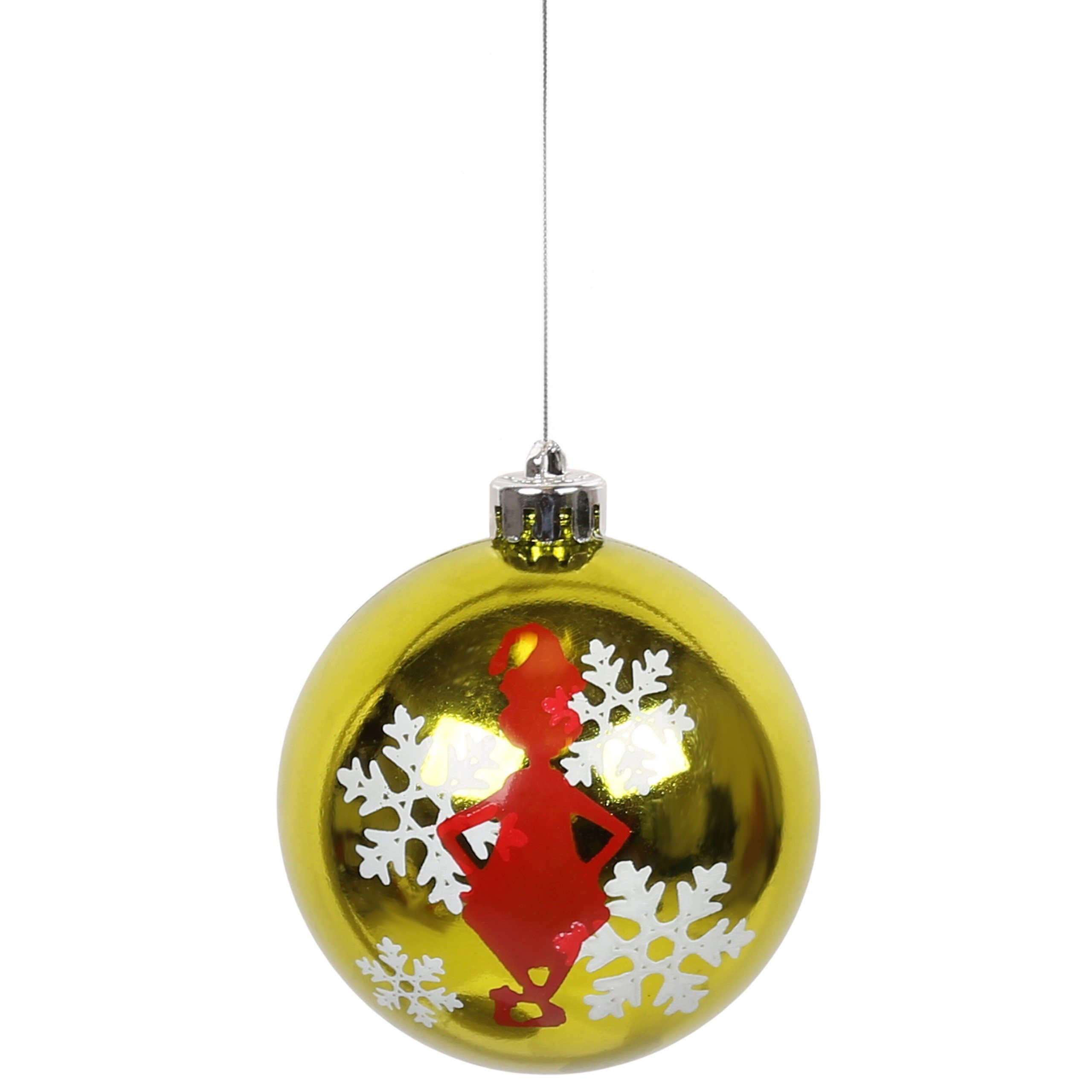 Stück Der Grinch Sarcia.eu aus Weihnachtskugelset, 25 Weihnachtsbaumkugel Kunststoff