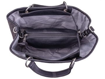 Prato Shopper LM Joyce Bag in Bag Shopper/Kurzgrifftasche Handtasche (2-tlg), Stroh-Look